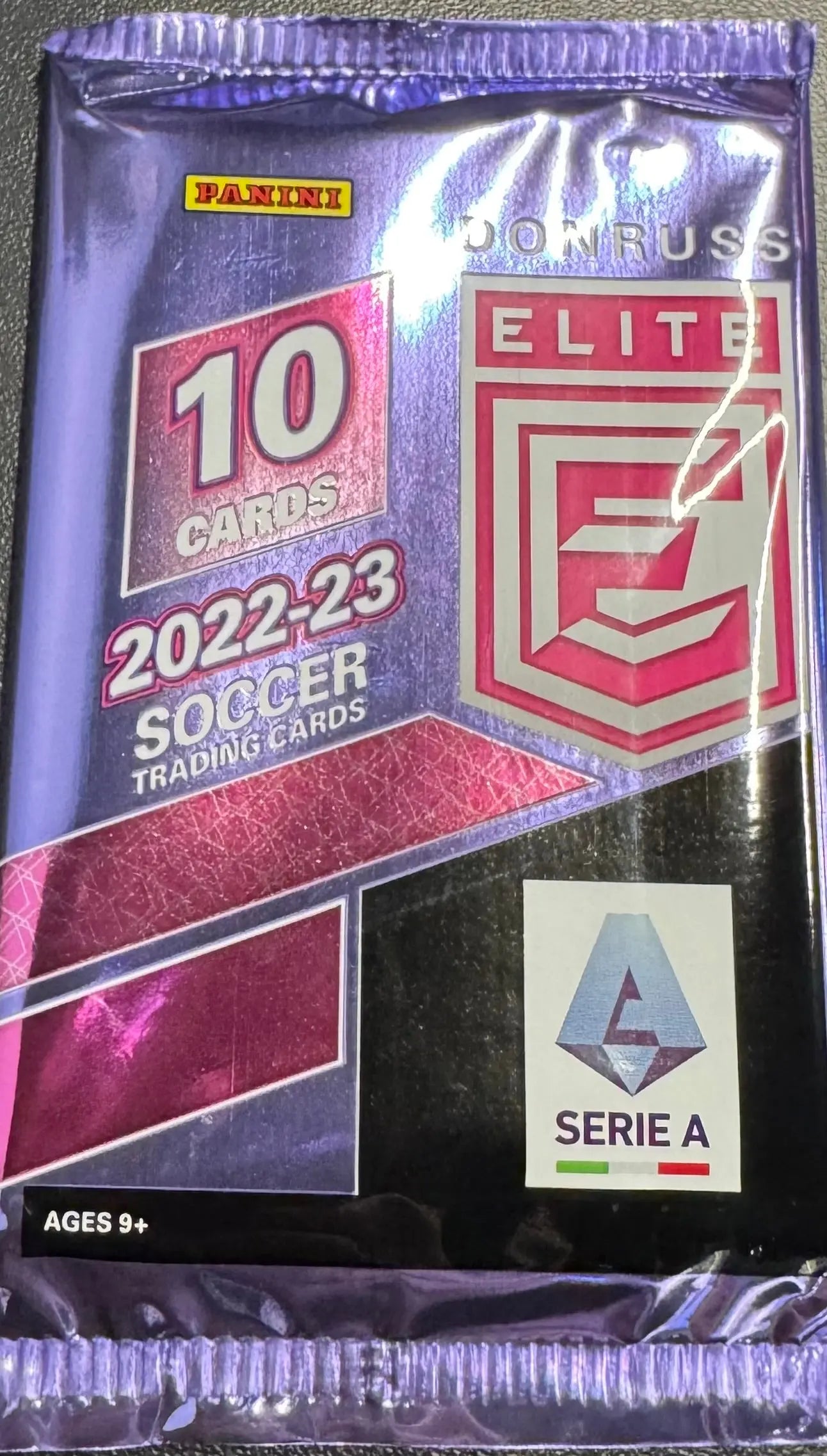 2022-23 Donruss Elite Serie A Soccer Retail Box (Sales by the pack) 