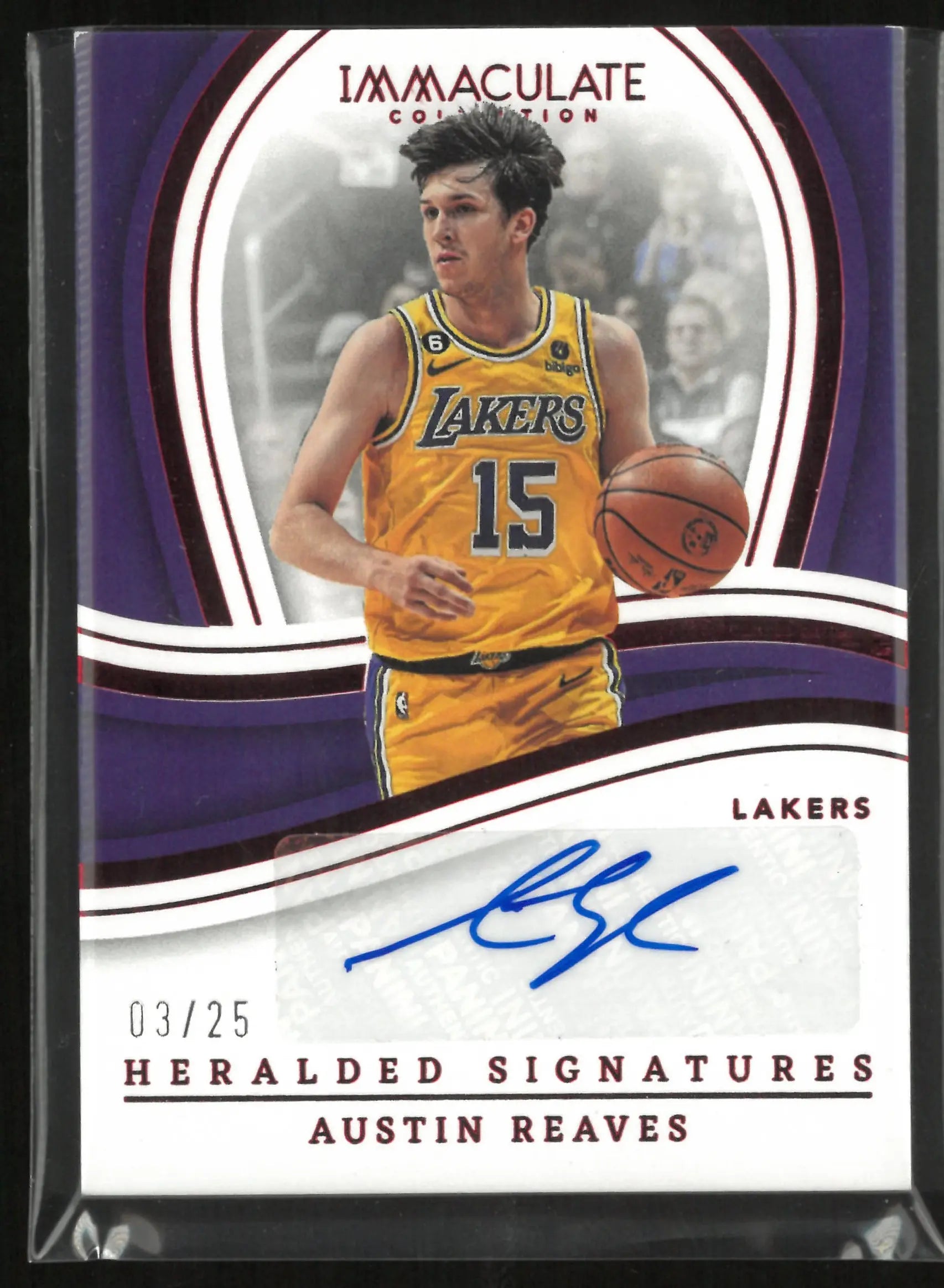 2022-23 Immaculate Basketball Heralded Autograph Austin Reaves Auto /25 