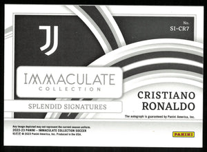 2022-23 Immaculate Soccer Cristiano Ronaldo Bronze Splendid Auto /4 
