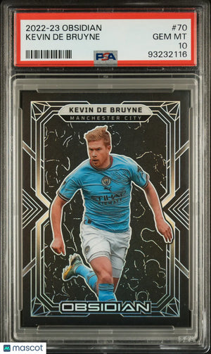 2022-23 Panini Obsidian Kevin De Bruyne #70 /115 PSA 10 