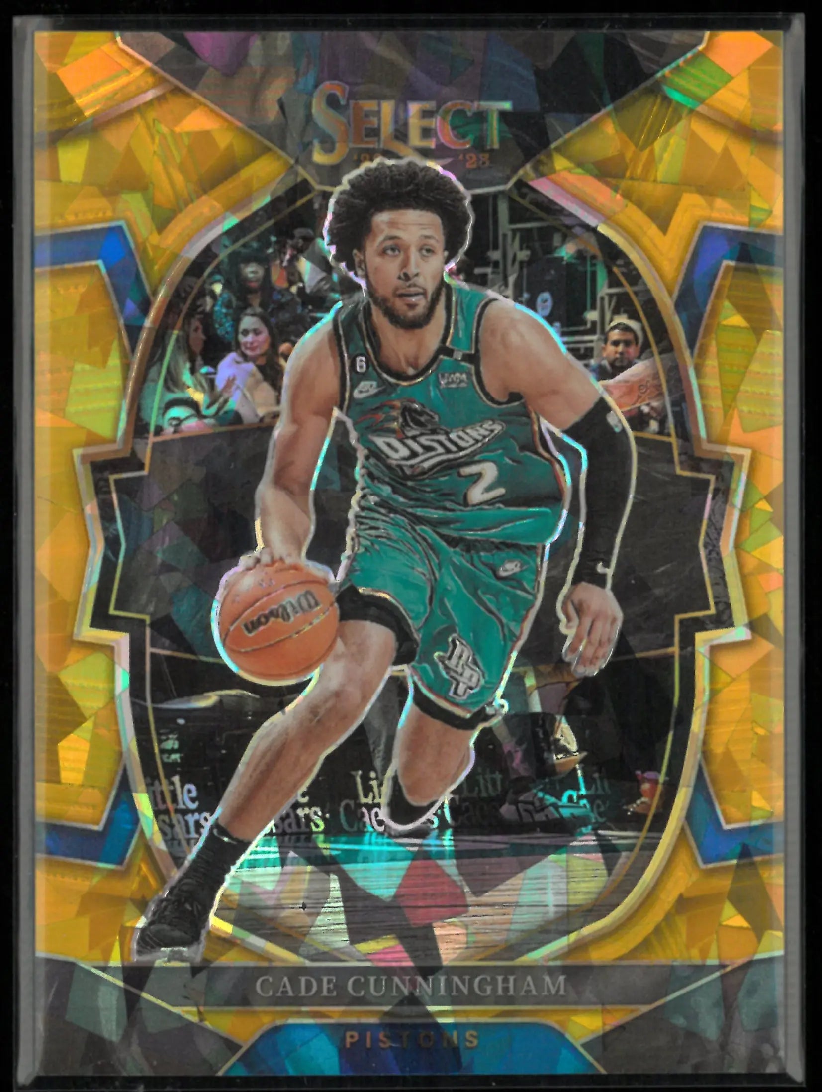 2022-23 Panini Select Cade Cunningham Gold Ice Prizm /10 