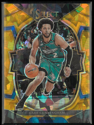 2022-23 Panini Select Cade Cunningham Gold Ice Prizm /10 