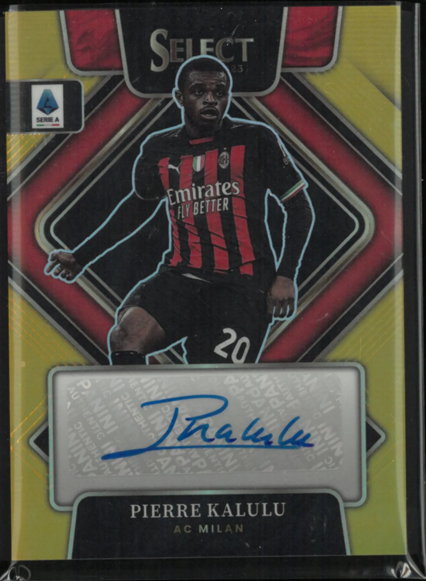 2022-23 Panini Select Signatures Pierre Kalulu Autograph Auto Gold /10 
