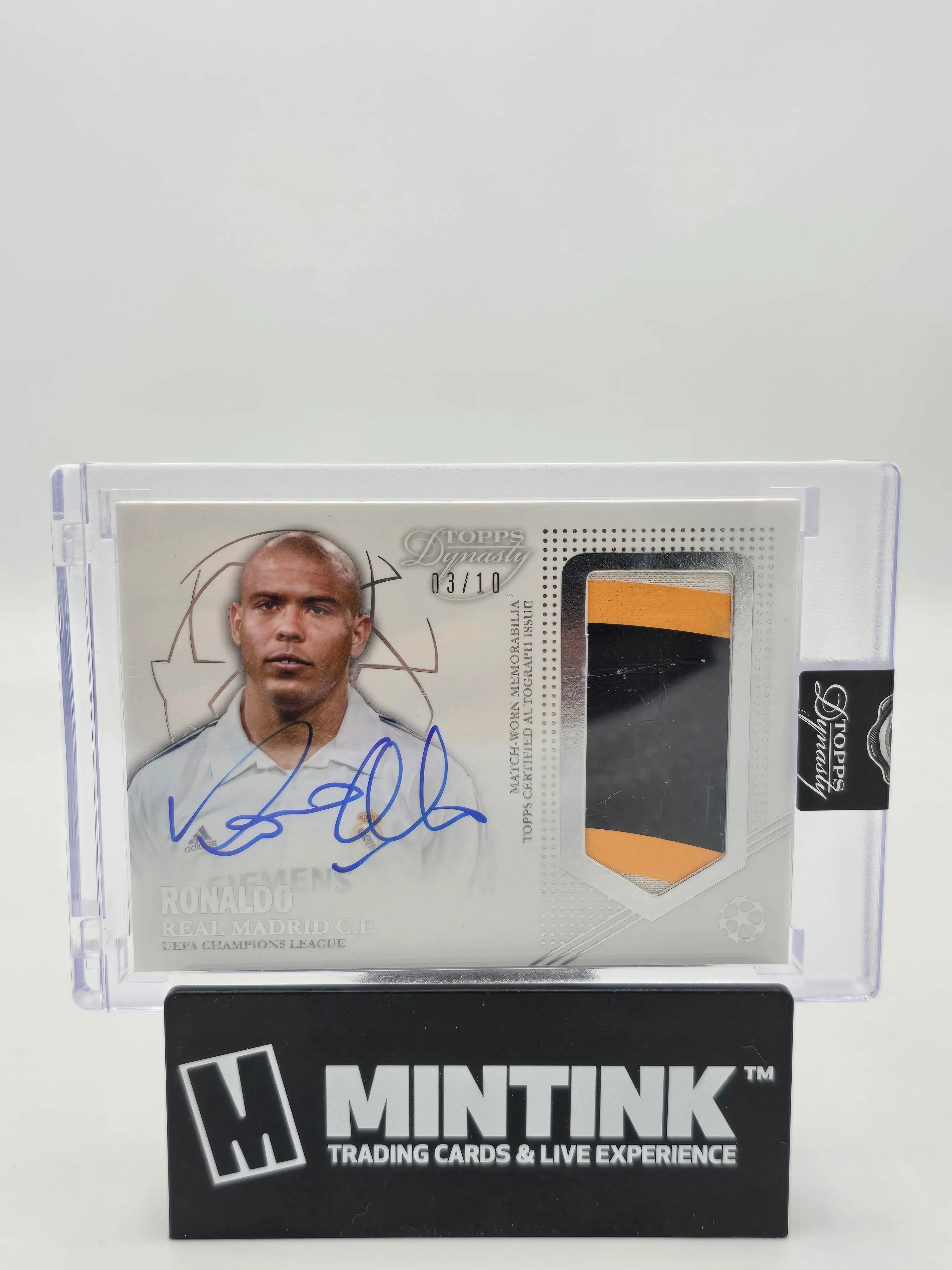 2022-23 Topps Dynasty UCL Ronaldo Patch Autograph Auto /10 (R9) 