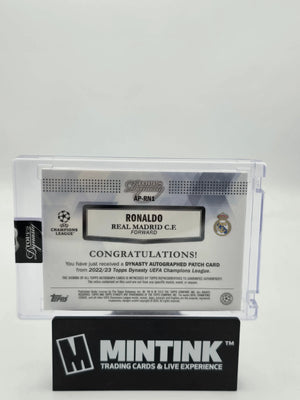 2022-23 Topps Dynasty UCL Ronaldo Patch Autograph Auto /10 (R9) 
