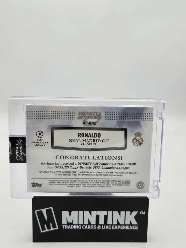 2022-23 Topps Dynasty UCL Ronaldo Patch Autograph Auto /10 (R9) 