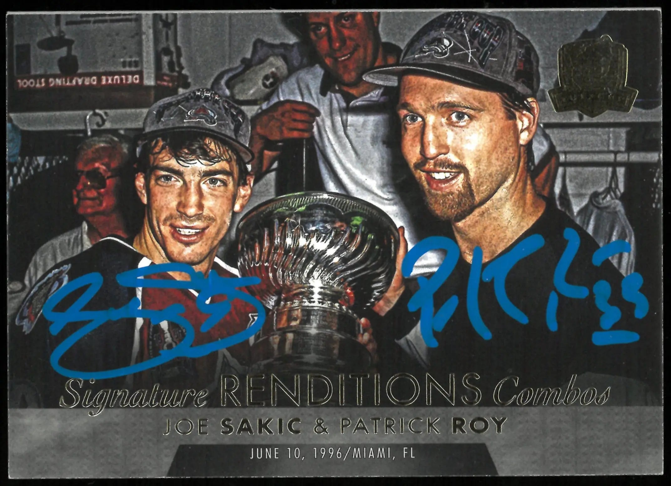 2022-23 UD The Cup Sakic Roy Dual Auto Card for Sale