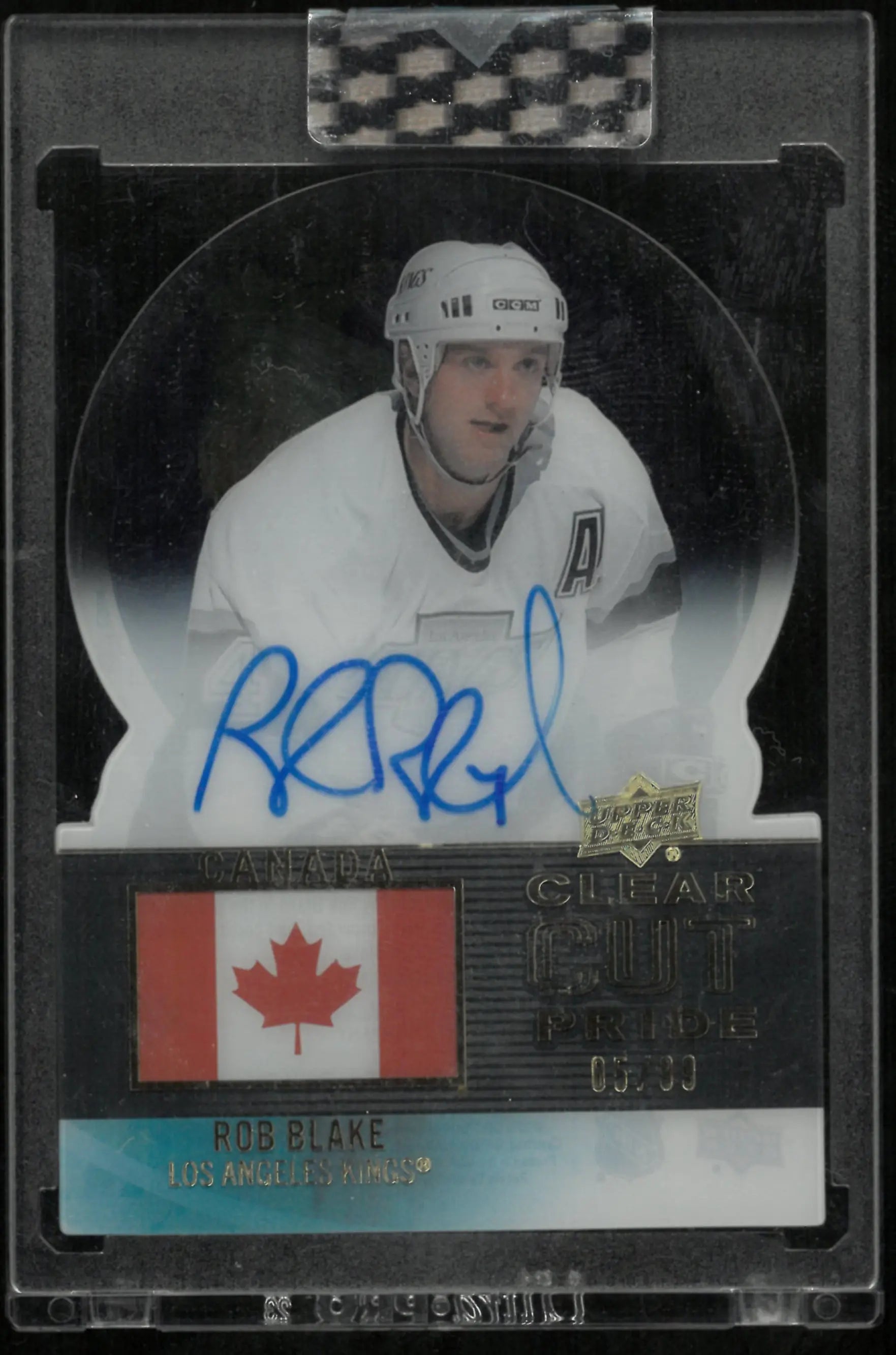 2022-23 Upper Deck Clear Cut Hockey Clear Cut Pride Rob Blake /99 