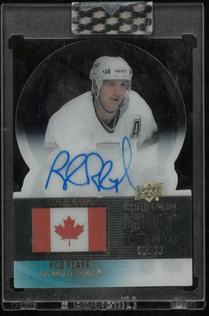 2022-23 Upper Deck Clear Cut Hockey Clear Cut Pride Rob Blake /99 