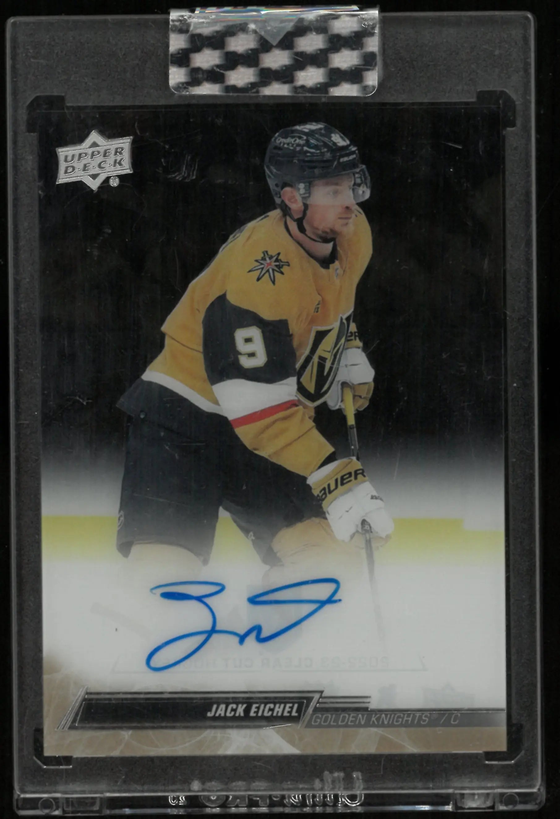 2022-23 Upper Deck Clear Cut Jack Eichel Autograph Auto 