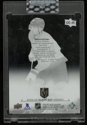 2022-23 Upper Deck Clear Cut Jack Eichel Autograph Auto 