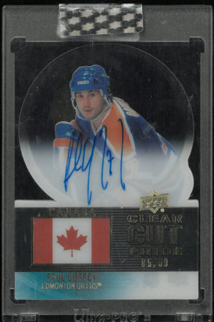 2022-23 Upper Deck Clear Cut Pride Autograph Paul Coffey Auto /99 
