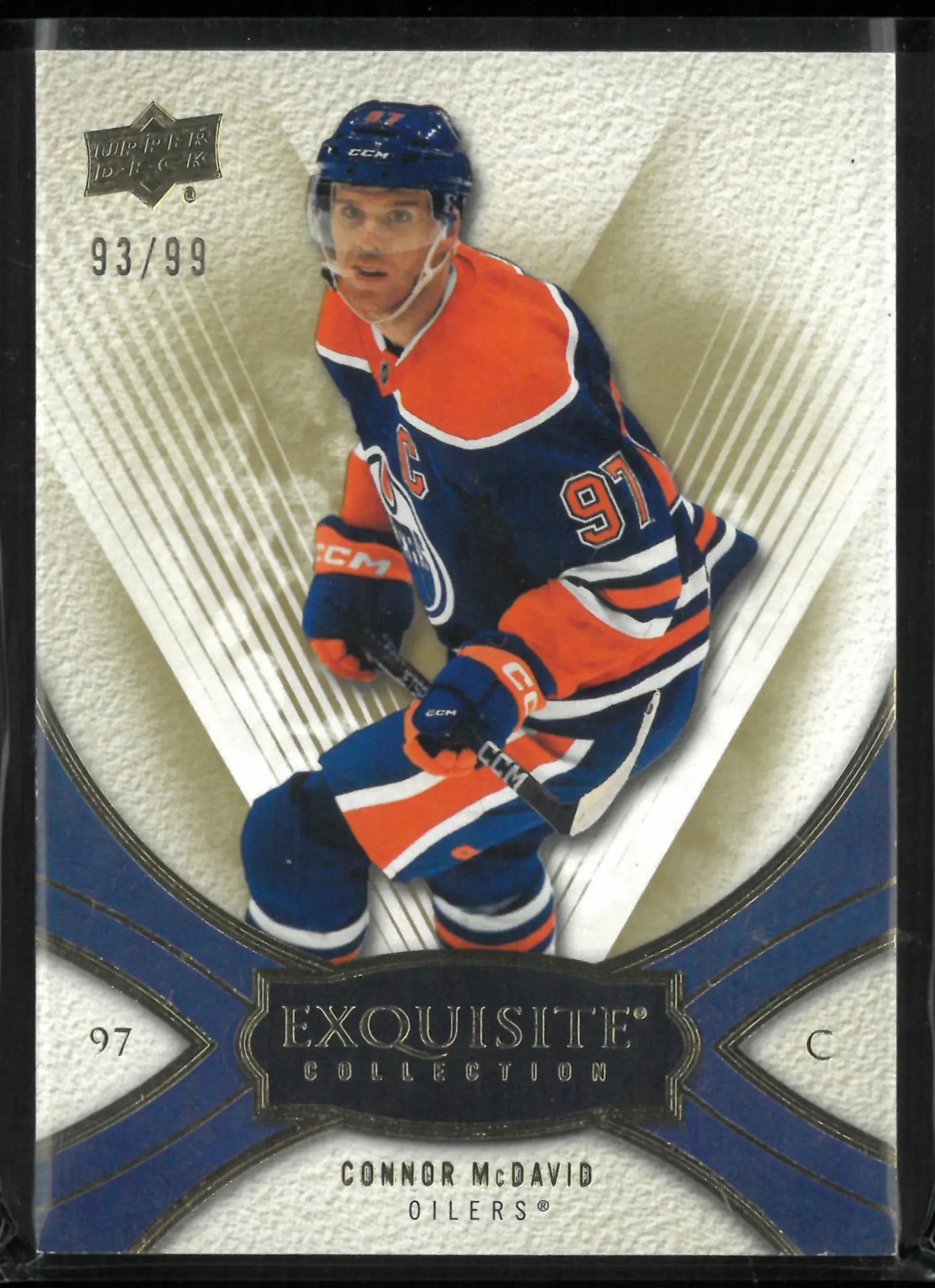2022-23 Upper Deck Exquisite Collection Connor McDavid /99 