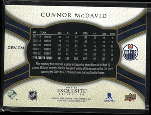 2022-23 Upper Deck Exquisite Collection Connor McDavid /99 