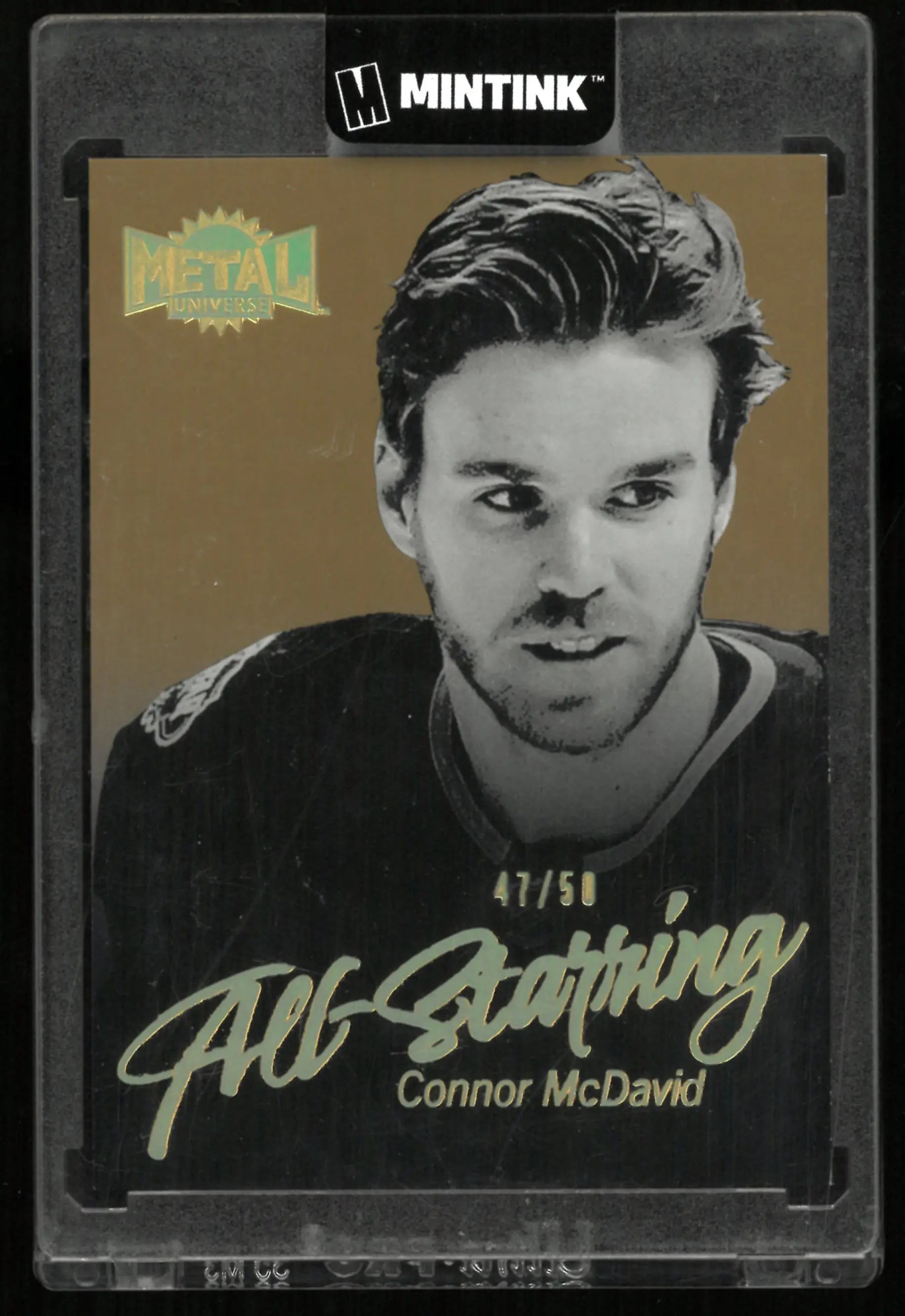 2022-23 Upper Deck Metal Universe Connor McDavid All Starring Gold /50 