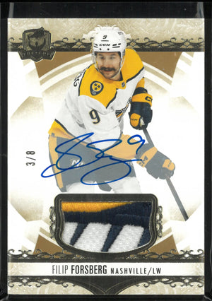 2022-23 Upper Deck The Cup Autograph Patch Filip Forsberg Auto Gold /8 