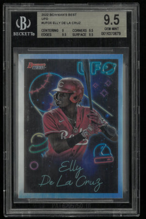 2022 Bowman's Best UFO Elly De La Cruz  BGS 9.5 