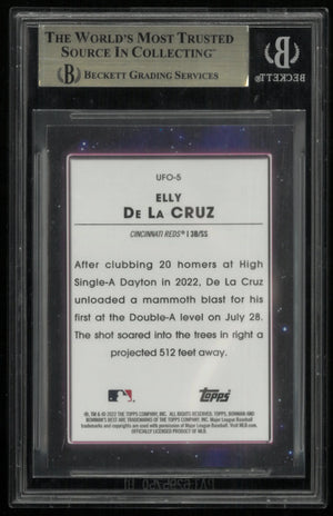 2022 Bowman's Best UFO Elly De La Cruz  BGS 9.5 