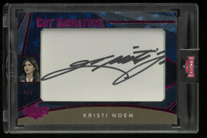 2022 Decisions Authentic Cut Signature Kristi Noem 3/4 
