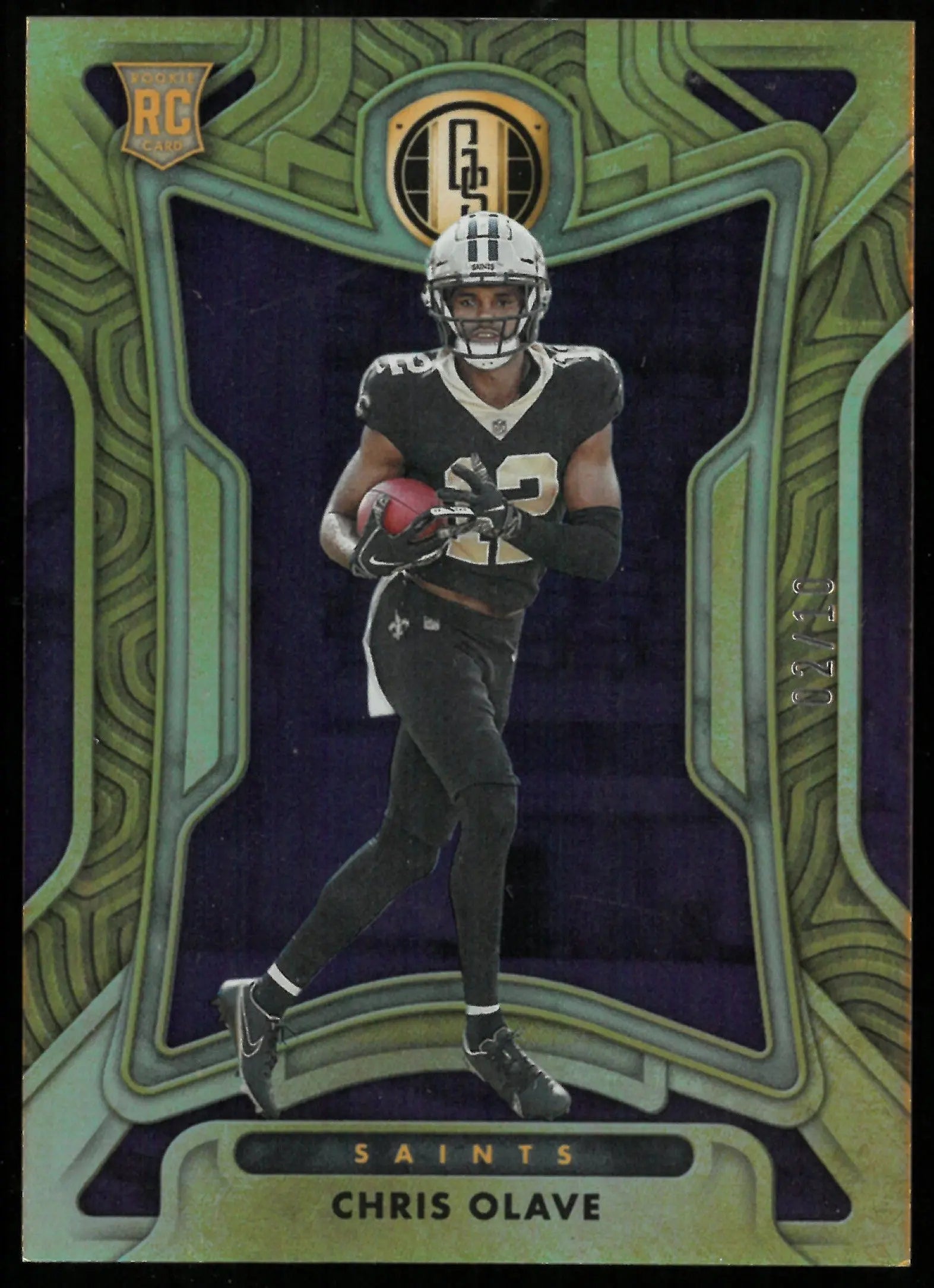 2022 Gold Standard Football Chris Olave RC Rookie Purple /10 