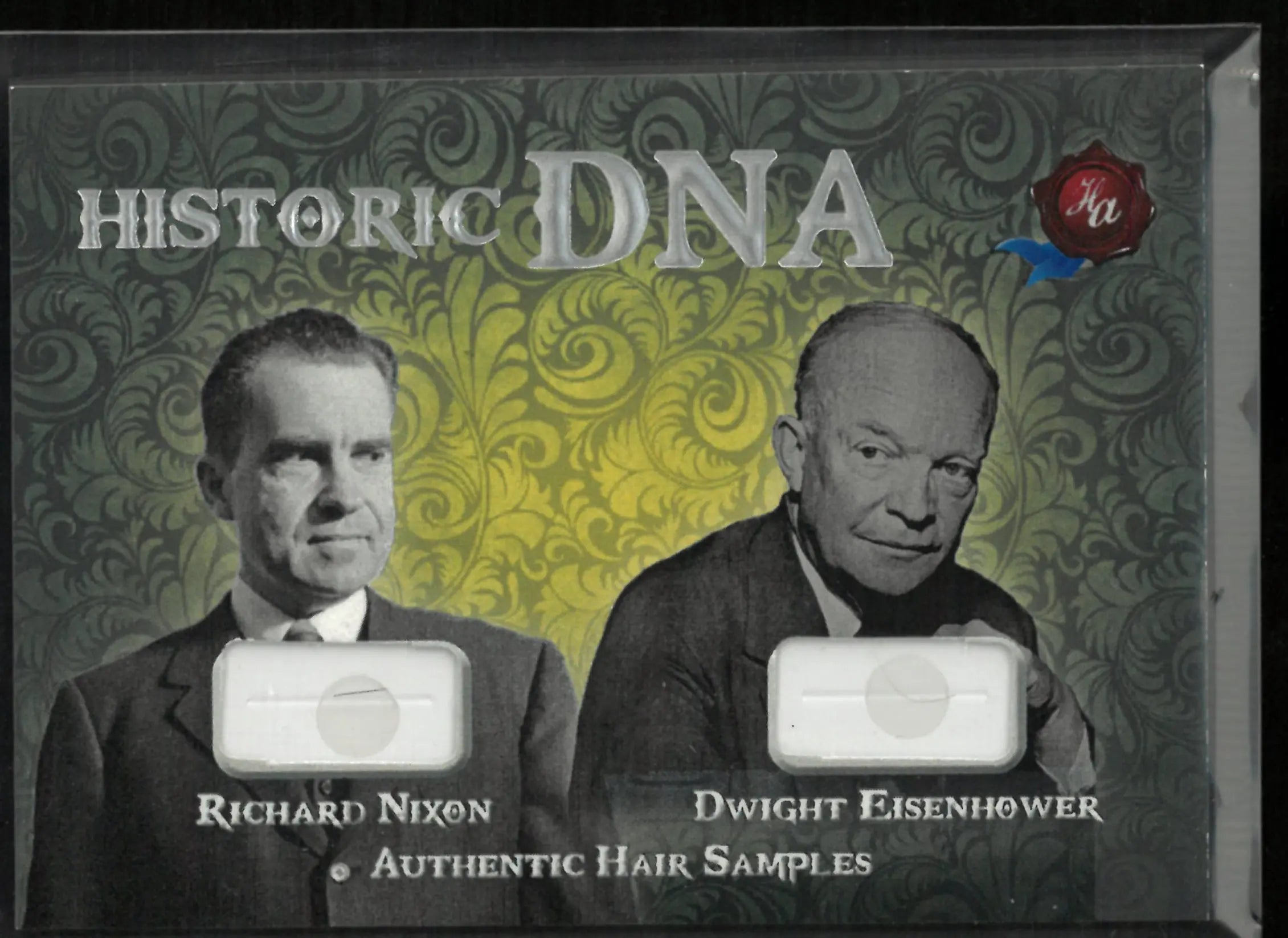 2022 Historic Autograph DNA Relic Hair Strand Richard Nixon/Dwight Eisenhower 52/298 