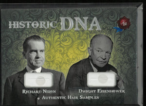 2022 Historic Autograph DNA Relic Hair Strand Richard Nixon/Dwight Eisenhower 52/298 