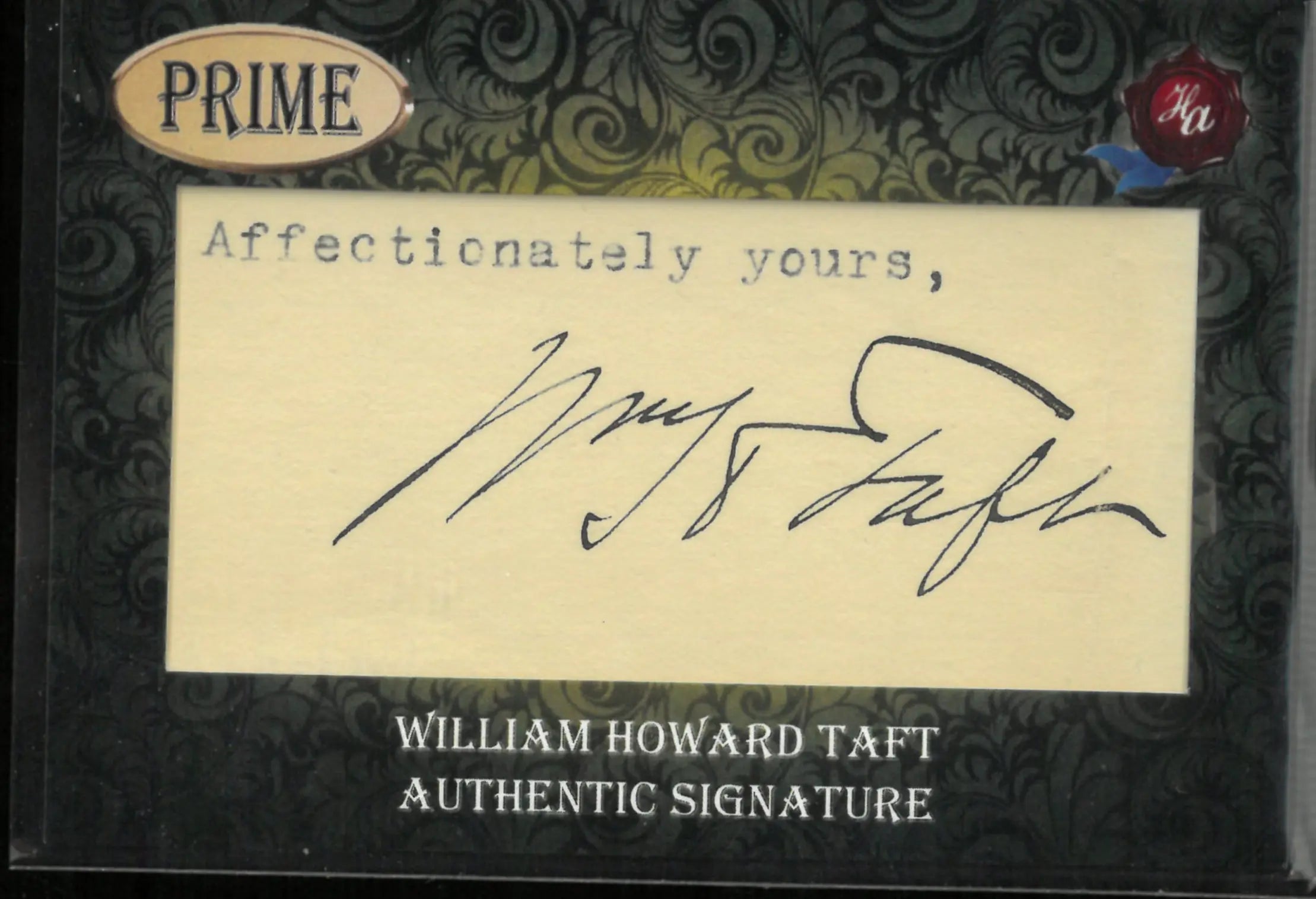 Buy 2022 William Howard Taft Autograph - Historic Collectible