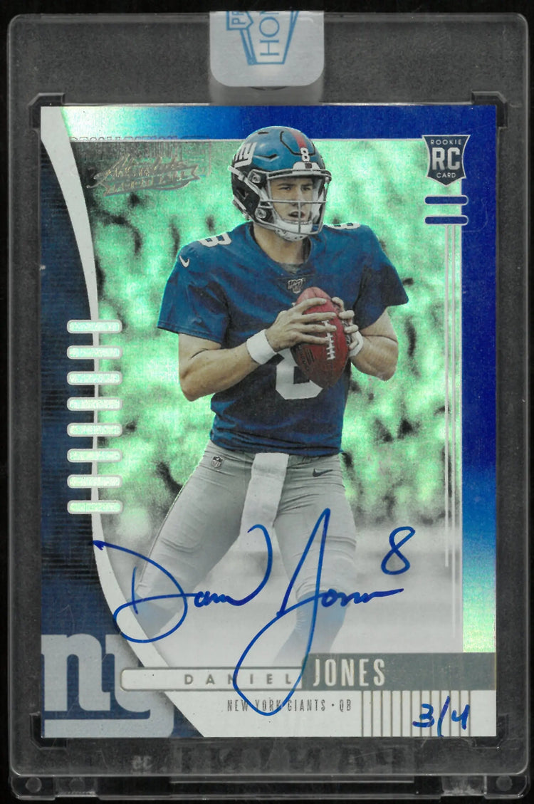 2022 Panini Honors Absolute Rookie Auto Daniel Jones /4 