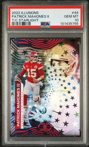 2022 Panini Illusions Patrick Mahomes II Starlight PSA 10 