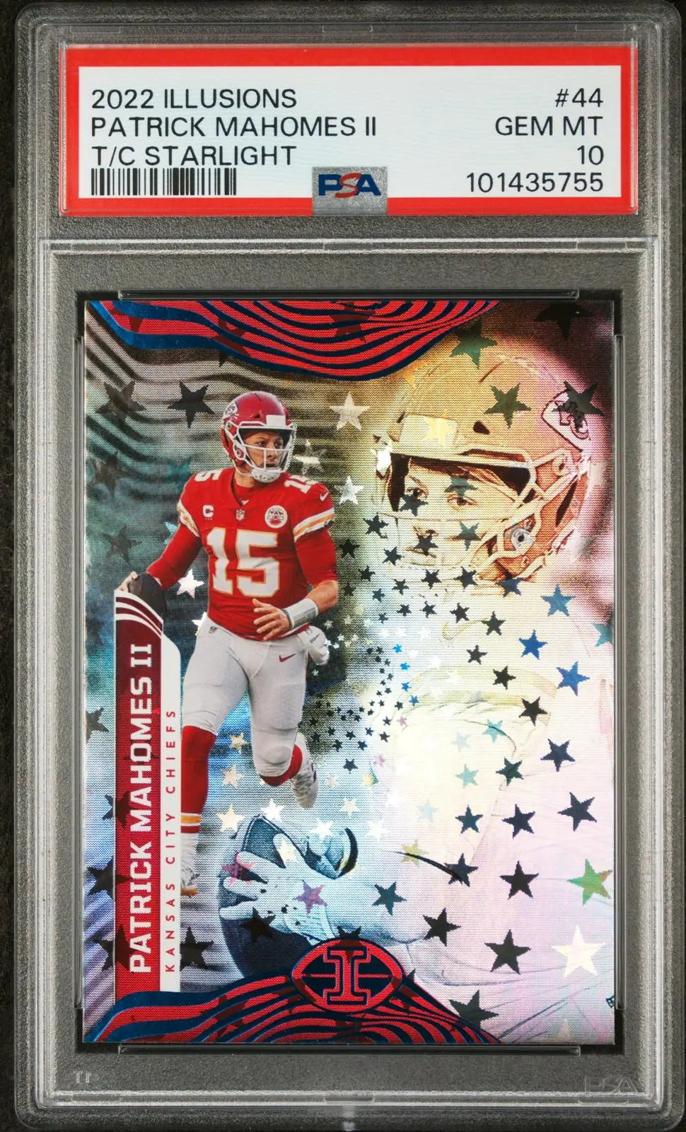 2022 Panini Illusions Patrick Mahomes II Starlight PSA 10 