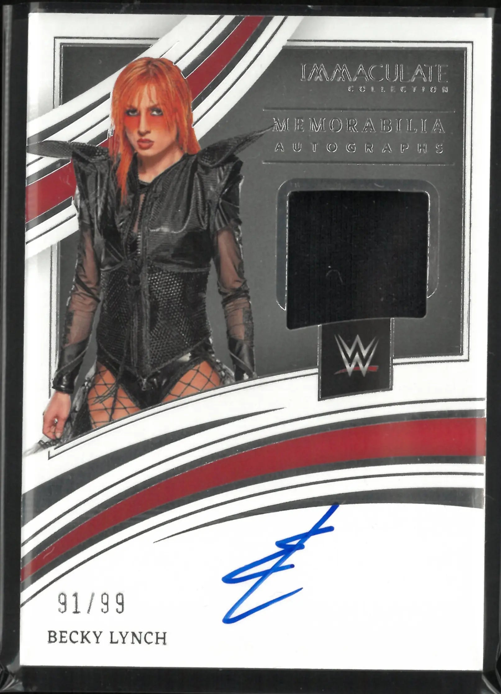 2022 Panini Immaculate Memorabilia Autograph Becky Lynch Auto Patch /99 