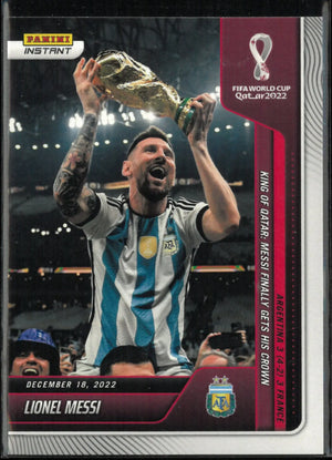 2022 Panini Instant FIFA World Cup Qatar Lionel Messi /22081 