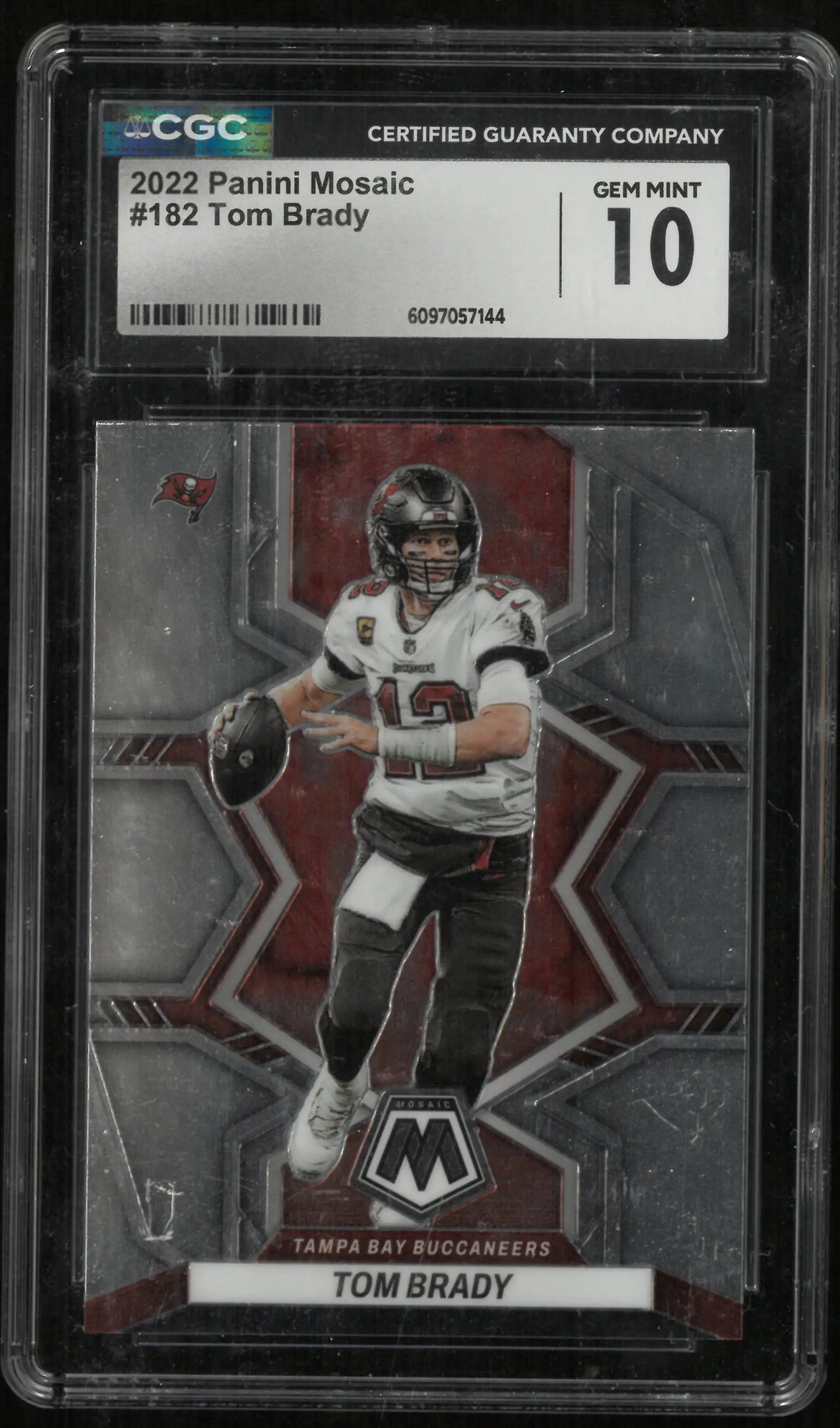 2022 Panini Mosaic Tom Brady CGC Gem Mint 10 