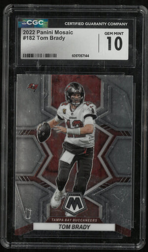 2022 Panini Mosaic Tom Brady CGC Gem Mint 10 