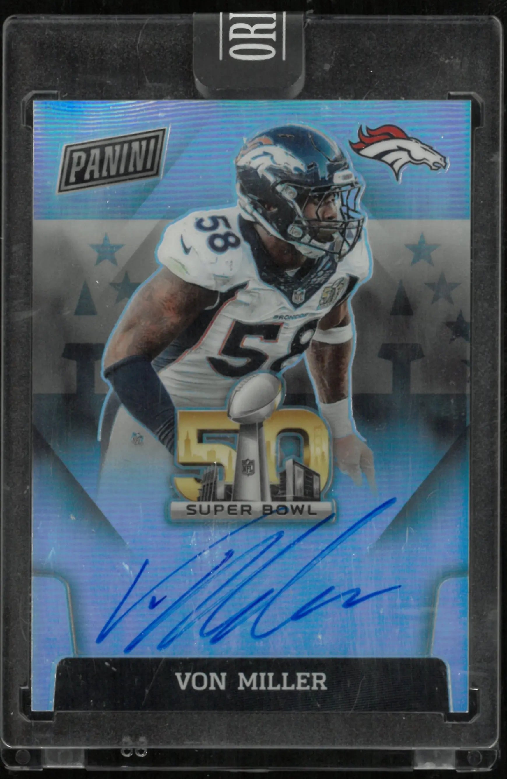 2022 Panini Originals Super Bowl 50 Auto Von Miller 