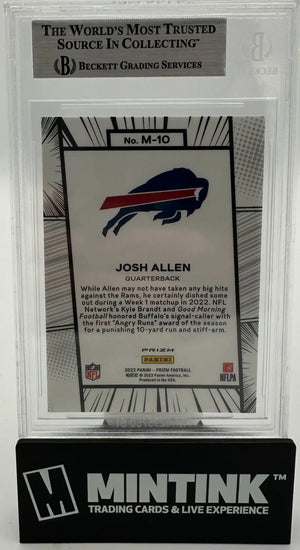 2022 Panini Prizm Manga Josh Allen BGS 9 