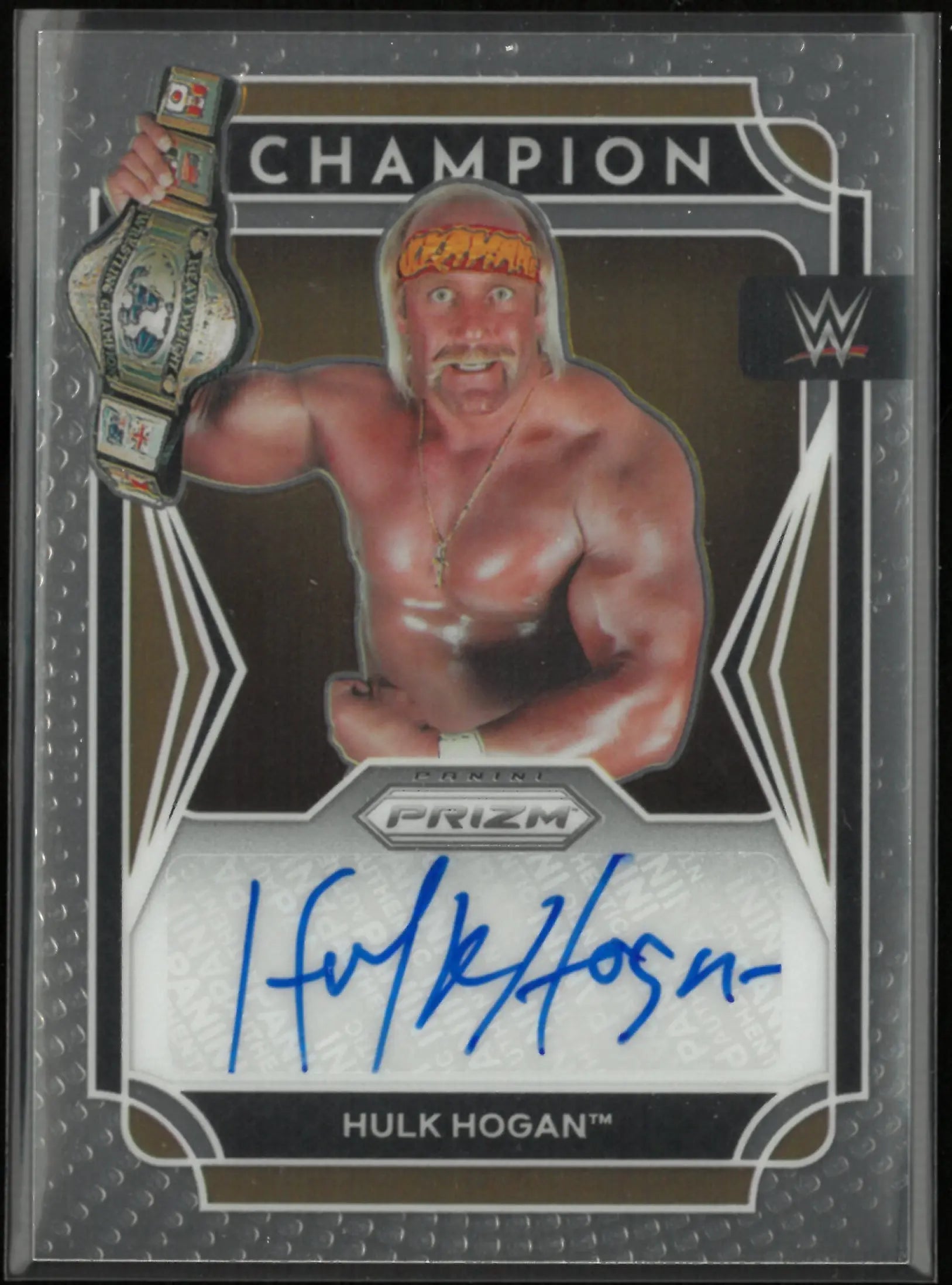 2022 Panini Prizm WWE Champion Autograph Hulk Hogan Auto 