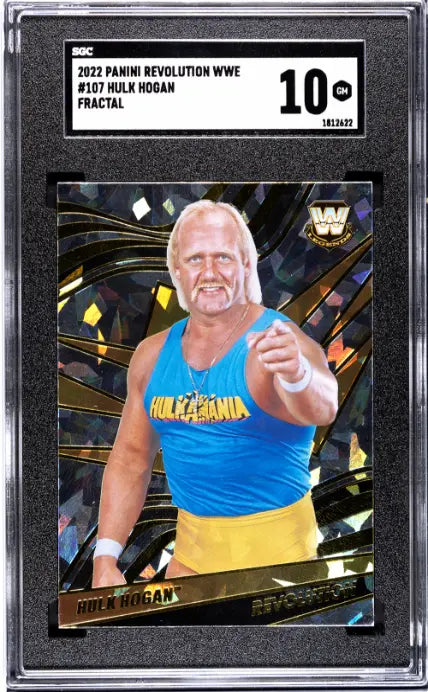 2022 Panini Revolution WWE Legends Hulk Hogan Fractal SGC 10 