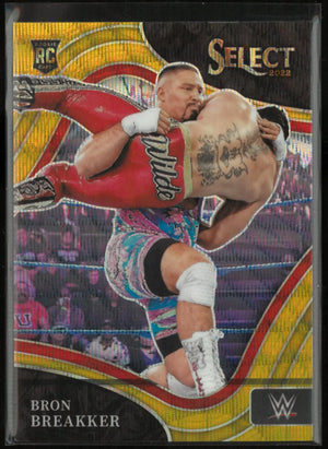 2022 Panini Select NXT 2.0 Bron Breaker Gold Wave Rookie RC /10 