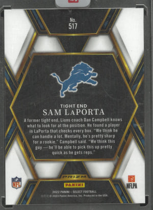 2022 Panini Select Rookie Sam LaPortra RC 