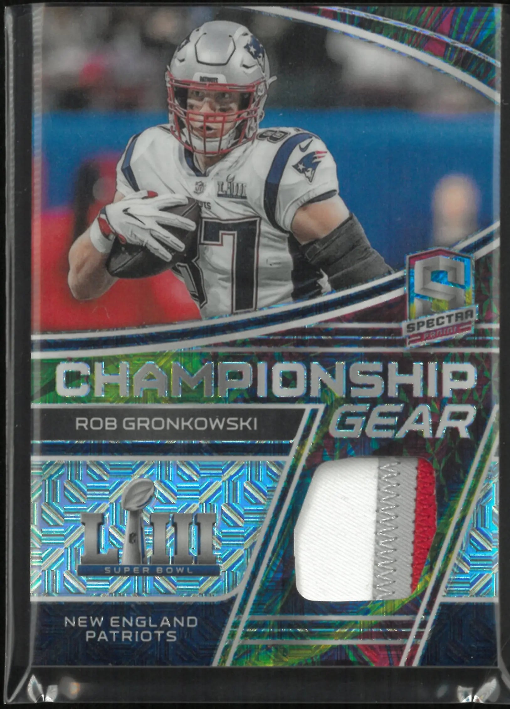 2022 Panini Spectra Championship Gear Rob Gronkowski Patch /25 