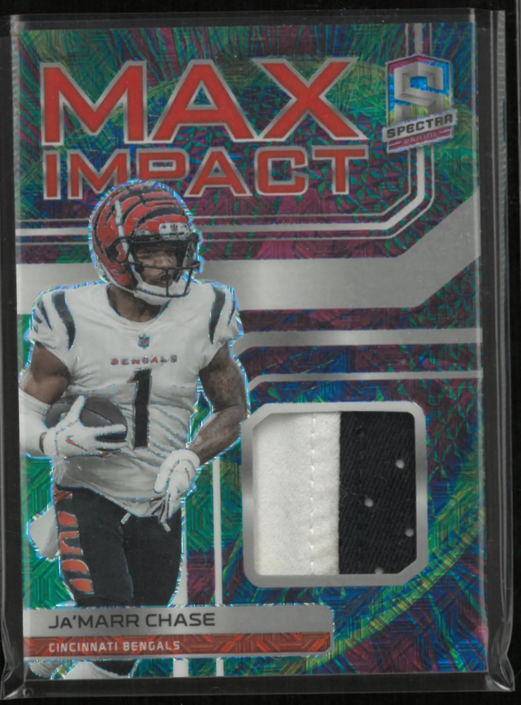 2022 Panini Spectra Max Impact Ja'Marr Chase Patch /25 