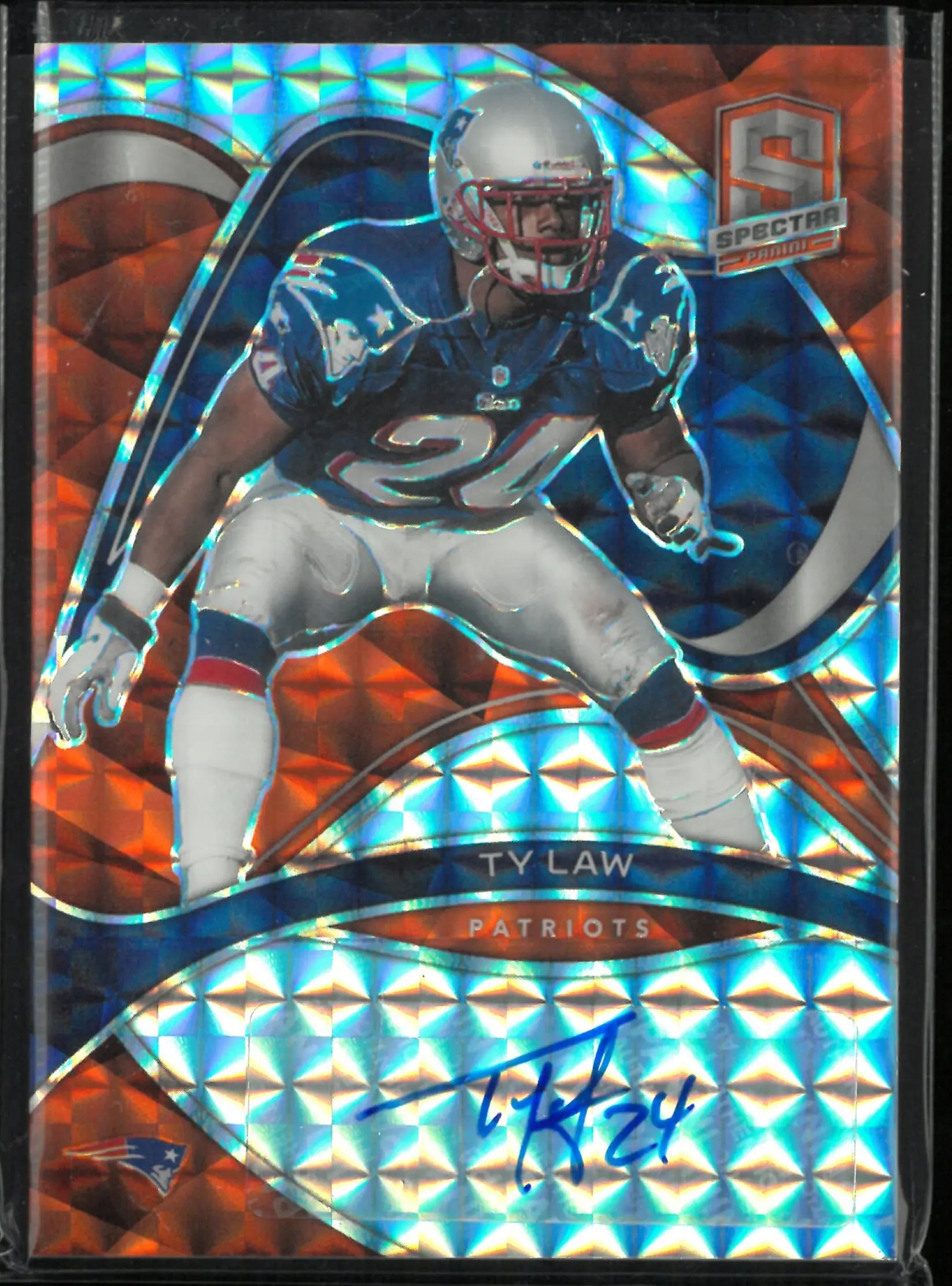 2022 Panini Spectra Ty Law Autograph /10 