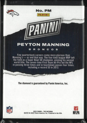 2022 Panini The National Diamond Peyton Manning /1 