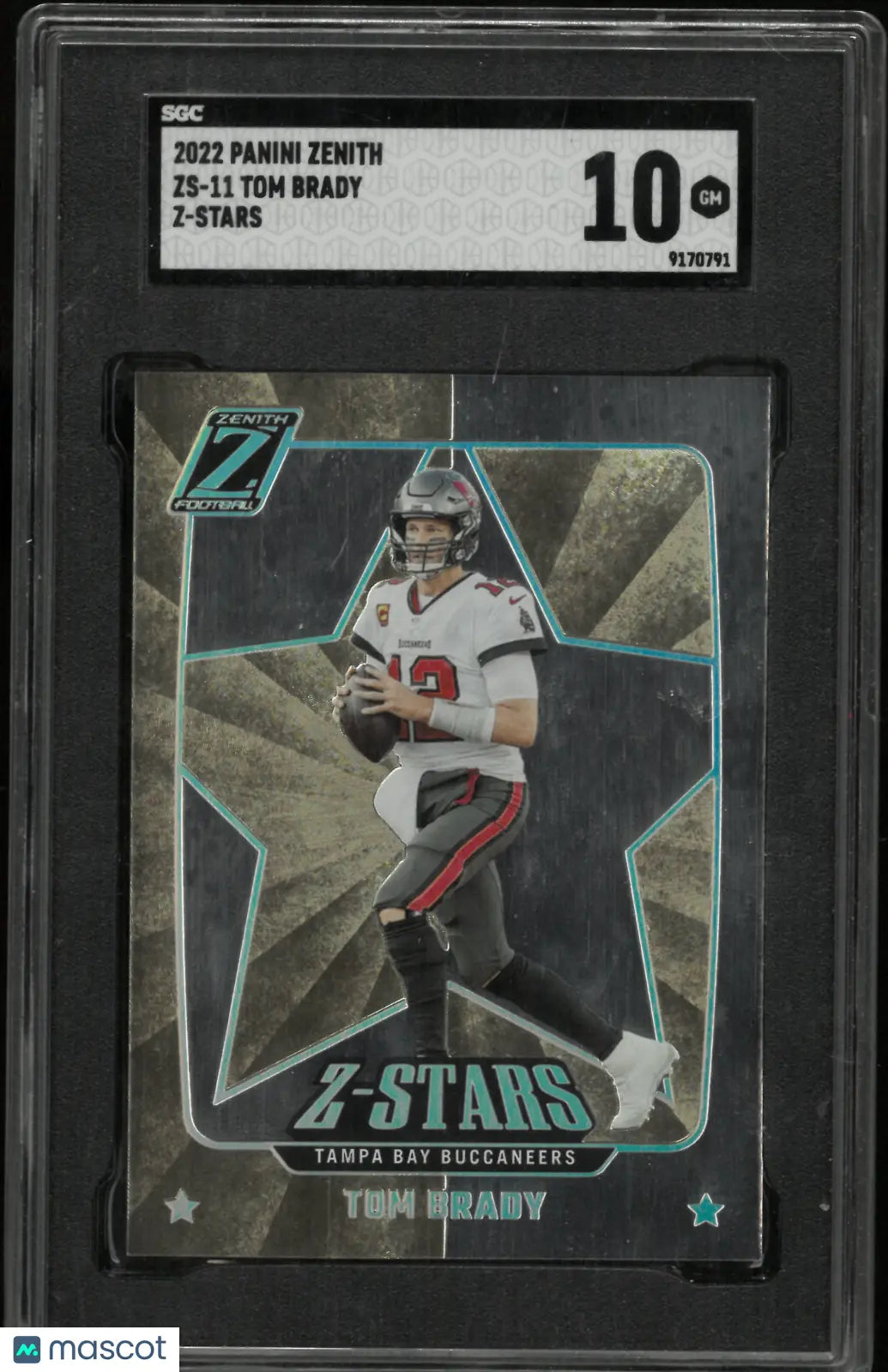 2022 Panini Zenith Z Stars Tom Brady SGC 10 