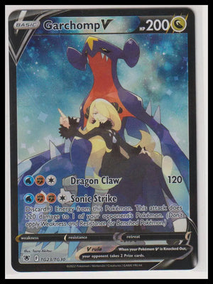 2022 Pokemon Astral Radiance Trainer Gallery Garchomp V TG23/TG30 