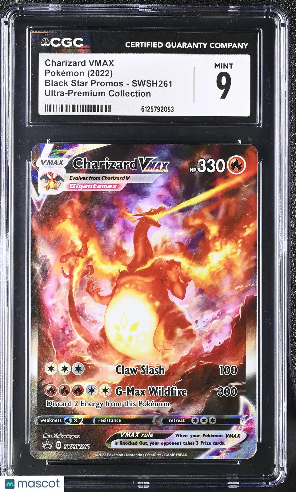 2022 Pokemon Black Star Promos Charizard VMAX Ultra-Premium Collection / CGC 9 
