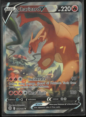 2022 Pokemon Brilliant Stars Charizard V Alternate Art 154/172 