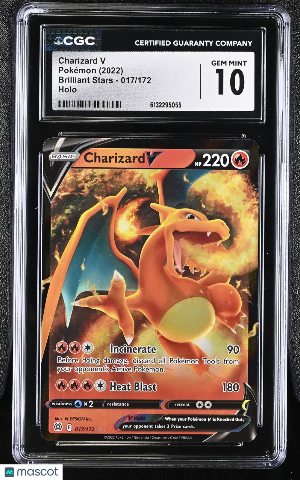 Pokemon TCG Brilliant Stars Single Cards 017/172 Charizard V