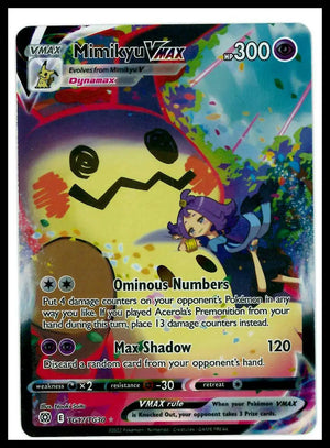 2022 Pokemon Brilliant Stars Mimikyu VMax TG17/TG30 